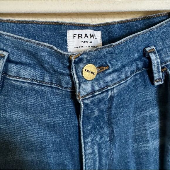 Frame Le Slender Straight Leg Jean in Thistle Sz 28 - Picture 11 of 12